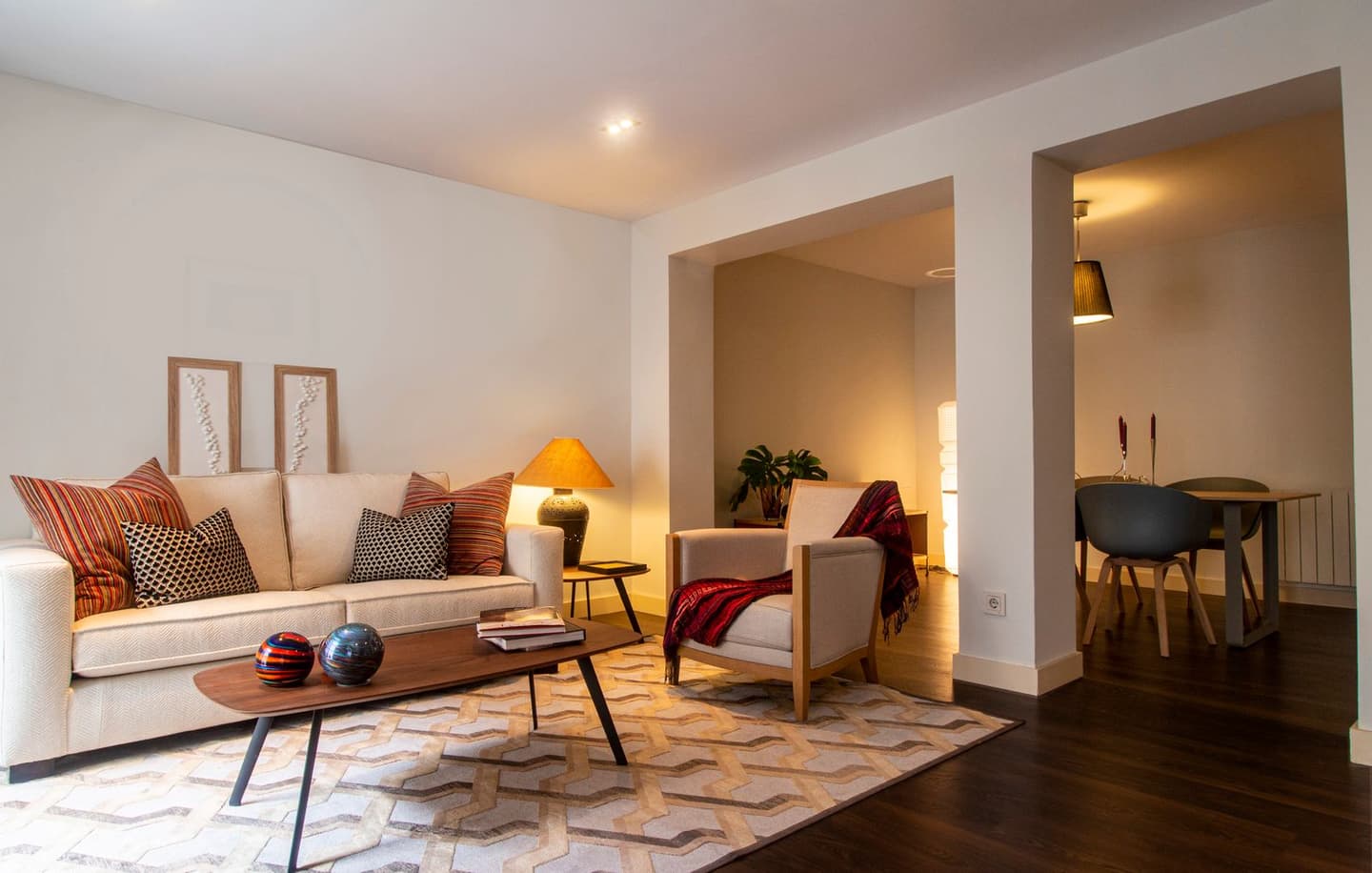 Warm interior scene